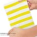 Fu Global 4x8 inch Bubble Mailers #000 Padded Envelopes Yellow Stripe 50pcs