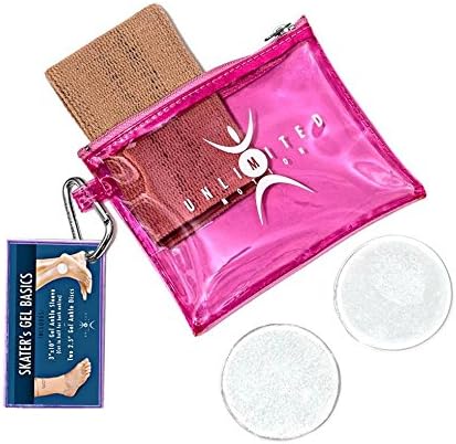 Unlimited Motion - Ankle Gel Disk Sleeve with 2 Gel Side Disks - One Size