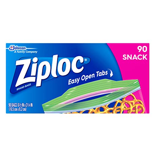 Ziploc Snack Bags, 90 ct