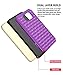Galaxy S6 Edge Plus Case, Style4U Studded Rhinestone Crystal Bling Hybrid Armor Case Cover for Samsung Galaxy S6 Edge Plus / S6 Edge + with 1 Style4U Stylus [Purple/Black]