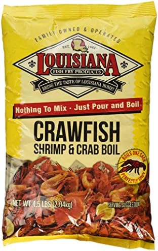 Louisiana Fish Fry Crawfish, Shrimp & Crab Boil Seasoning (4.5 Pounds)