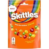 Skittles Citrus Chewy Candy 136g | Assorted Citrus Fruit Flavored Bite Size Sweets | Soft &amp; Chewy Sharing Candy Bag for Snacks, Parties &amp; Treats
