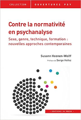 Amazon Fr Contre La Normativite En Psychanalyse Heenen Wolff Susann Hefez Serge Livres