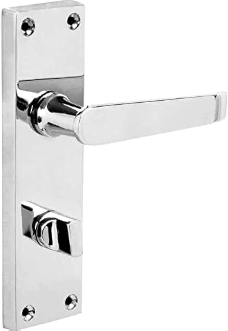 Designer Levers Victorian Straight Lever Door Handles Polished Chrome 1 Pair