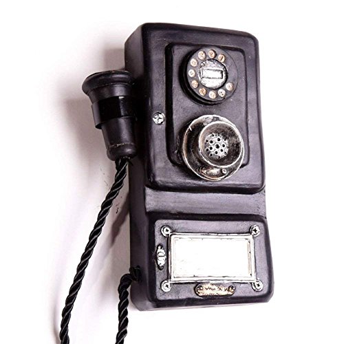 VintageBee Antique Phone Model Resin Vintage Decorative Telephones Old