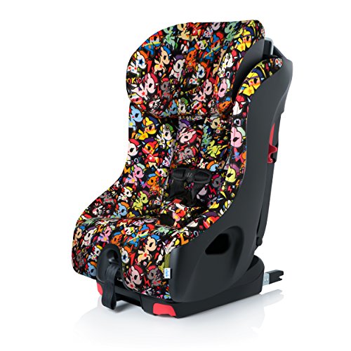 Clek Foonf Rigid Latch Convertible Baby and Toddler Car Seat, Rear and Forward Facing with Anti Rebound Bar, tokidoki Unicorno Disco 2018