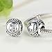 Taurus Zodiac Sign Charm fit Pandora Charms Bracelet, 925 Sterling Silver Plated Platinum Bead Charm 12 Horoscope Constellation Charm for US European Bracelet and Necklace, Birthday Gifs BJ09026