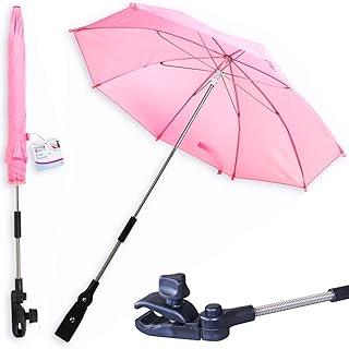 Buggyschirm Kinderwagenschirm Sonnenschirm Sonnenschutz mit flexibler Halterung