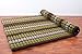 Leewadee Roll Up Thai Mattress XXL, 79x59x2 inches, Kapok Fabric, Green, Premium Double Stitched