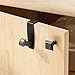 iDesign Marcel Over the Cabinet Peg Hook for Kitchen Dish Towel or Pot Holders, 2.4