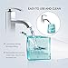 [Upgrade Version] Cordless Water Flosser Waterproof Dental Oral Irrigator Rechargeable with 4 Jet Tips and Upgrade Water Tank for Teeth Cleaning,Travel and Family Use, Kids and Adults Compatible