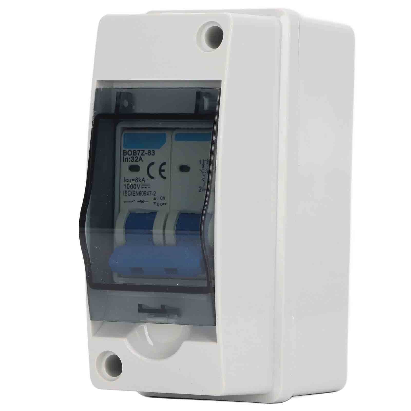 Solar Waterproof PV DC Circuit Breaker 2P 32A 1000V Switch Digital to Analog Converters 32 Amp