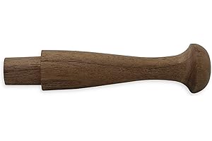 Balsam Point Workshop Walnut 3.5-Inch Premium Unfinished Wood Shaker Pegs with 5/8-Inch Tenon Sanded Smooth for Staining - Use for Crafting and Woodworking (10-Pack)