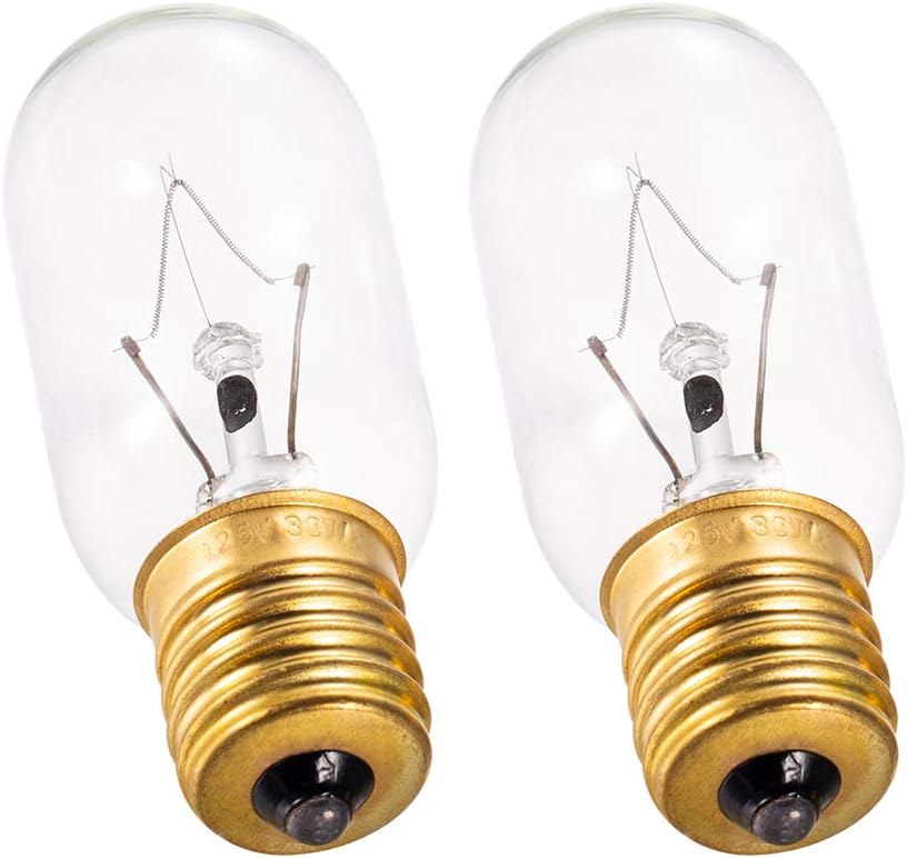 Light Bulb Fits for LG Microwave Oven - Microwave Light Bulb for LG Frigidaire Kenmore Whirlpool GE Over the Range Microwave, Dimmable with 125V 30W E17 Base, Kitchen Night Light, Repalces 6912W1Z004B: Home Improvement