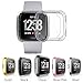EZCO Screen Protector Case Compatible with Fitbit Versa (2-Pack), Soft TPU Plated Bumper Case All-Around Protective Screen Cover Shell Compatible Versa Smart Watch