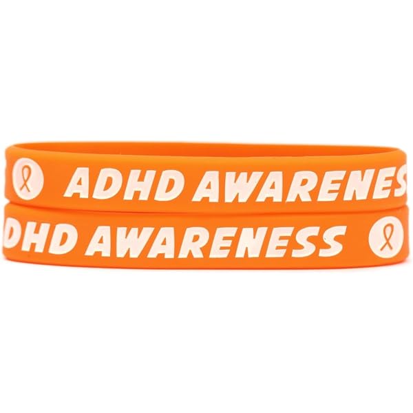 Orange Ribbon For Adhd Awareness