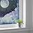 wall26 Window Film for Privacy Moonlit Night Large Decorative Glass Sticker for Office Home Meeting Room Bathroom Self Adhesive Anti UV Removable Flims - 28x22 inches