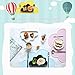 JYPC Kids Silicone Placemat Dinnerware Table Mat for Baby Washable Portable Place Mat Non-Slip Cloud Placemat,BPA Free (White)