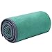 JKMEOO Microfiber Hot Yoga Towels, Sweat Absorbent Non-Slip Bikram Yoga Mat Towels for Hot Yoga, Pilates, Sports and Fitness (72x24 Inches) (Green)