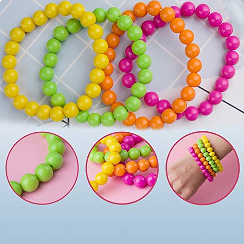 Set De Accesorios Disfraz Años 80 Para Mujer – 25 Piezas Con Diadema, Pendientes, Guantes De Malla Y Collares De Neón, Ideal Para Fiestas Retro Y Halloween