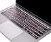 CaseBuy Premium Ultra Thin Keyboard Cover Compatible New MacBook Air 13-inch A1932 with Touch ID Retina Display Soft-Touch TPU Keyboard Protective Skin, Rose Gold