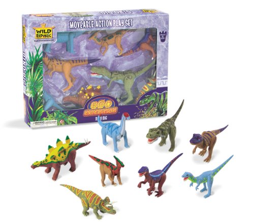 Wild Republic Dino Moveable Set