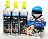 Bio-MegaTriple Strength Cold Pain Therapy Cream Pack of 3, With free Hand - Held Massager.