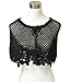 Modadorn Spring Summer Mini Solid Netting Sequin Poncho