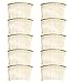 MagiDeal 10 Pieces Vintage Handmade DIY Wire Comb Metal Hair Combs Base 4 Colors Plated Women's DIY Wedding Bridal Hair Jewelry - gold