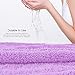 Pretty See Hair Drying Towels Ultra Absorbent Microfiber Drying Cap, Purple & Blue, 2 Pcs/Set