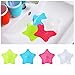 4 Pack Starfish Hair Catcher No Slip Suction Cups Drain Cover/Hair Catcher/Sink Strainers/Silicone Bathroom Drains Strainer/Kitchen Sink Strainer/