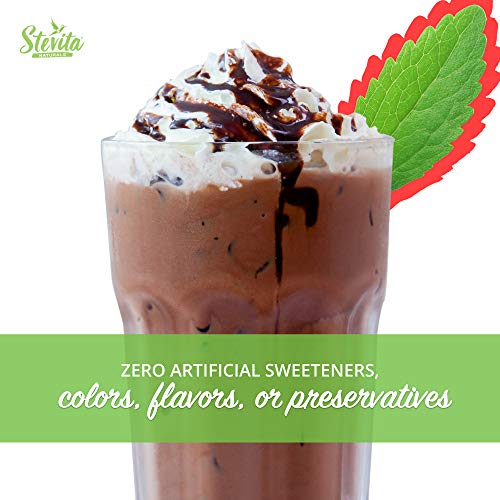 Stevita Cocoa Delight 4 oz Pouch Natural Cocoa Powder with Stevia For Hot Cocoa, Smoothies