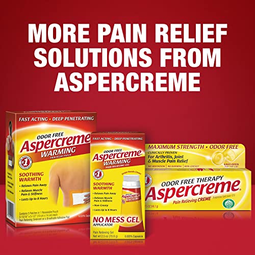 Aspercreme Max Strength Lidocaine Pain Relief Patch (5 Count) For Back
