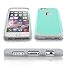 iPhone 6S Case, technext020 Slim Hybrid Dual Layer Silicone Bumper Case Green Hard Cover for Apple iPhone 6S and iPhone 6 Mint
