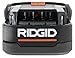 Ridgid Genuine OEM AC840085 1.5 Amp Hour 18V Compact Lithium Ion Power Tool Battery with Onboard Fuel Gauge and Flat Standing Base (Renewed)
