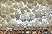 UTOPP 12 Inches White Latex Balloons, Pearl White Party Balloons Helium Balloons for Wedding,Baby Shower,Birthday Party Decorations Pack of 50