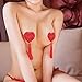 Evaliana Reusable Rose Nipple Sticker Pasties Bra Cover Pad Breast Tassle