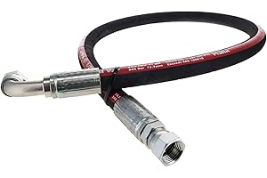 HYDRAULICS DIRECT | FA-UFWTF8-JIC-JIC90-36 | 1/2" Ultraflex Hose with 1/2" Female JIC X 1/2" Female JIC 90 Degree, 36" long (5,010 psi)