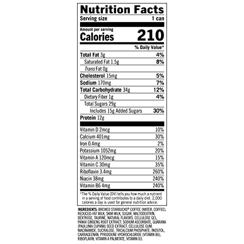 STARBUCKS DOUBLESHOT ENERGY ESPRESSO COFFEE DRINK, CARAMEL, 15OZ CAN
