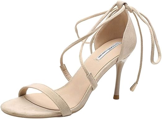 ankle strap tie heels