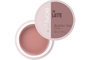 IN.HYPE UV/LED Camouflage Hard/Builder Gel for Nail Extension/Strengthening/Overlays (Latte #10) É