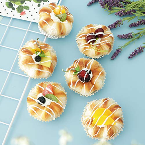 B Blesiya 6PCS Artificial Bread Hotel Kitchen Decorative Food - Thumbnail 6