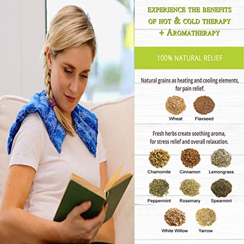 Nature Creation Heating pad for Neck and Shoulders | Microwave Heating pad | Natural hot Packs for Pain Relief with Aromatherapy for Stress Relief | for Neck, sholuders & Upper Back Pain Relief
