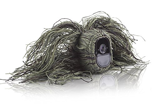 Wasserstein Ghillie Skin Compatible with Arlo Pro & Arlo Pro 2 Smart Security - 100% Wire-Free Cameras (1 Pack)