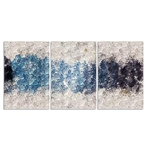 3 Plane Color Block Oil Painting Abstract Art...