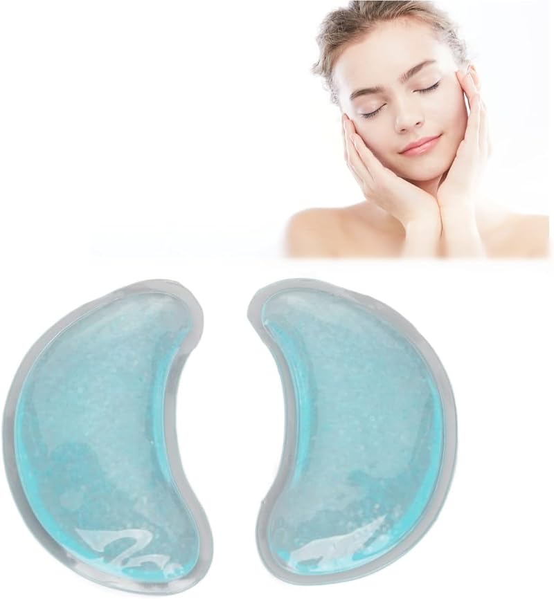 FILFEEL Gel Eye Patches Reusable Cooling Hot Compress for Eye Strain Swelling