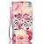 [Kickstand] Premium PU Leather Wallet Flip Cover, Detachable Wrist Strap Phone Cover Card Holder For Apple iPhone 4 4S [Never Stop Pattern] +1 Stylus and Screen film