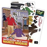 The Unemployed Philosophers Guild Mister Rogers Mix and Match Magnetic Wardrobe - Dress Up Doll Play Set for Your Fridge, (30+ Pieces)