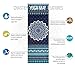 Chastep Premium Print Yoga Mat Reversible - Non Slip & Anti Tear Excercise Padding 1/4