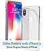 TOZO for iPhone X Case Crystal Clear Soft TPU Gel Skin Transparent Flexible Premium Cover Wireless Charger Compatible for iPhone 10 / X